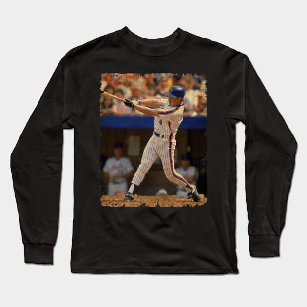 Lenny Dykstra in New York Mets Long Sleeve T-Shirt by SOEKAMPTI
